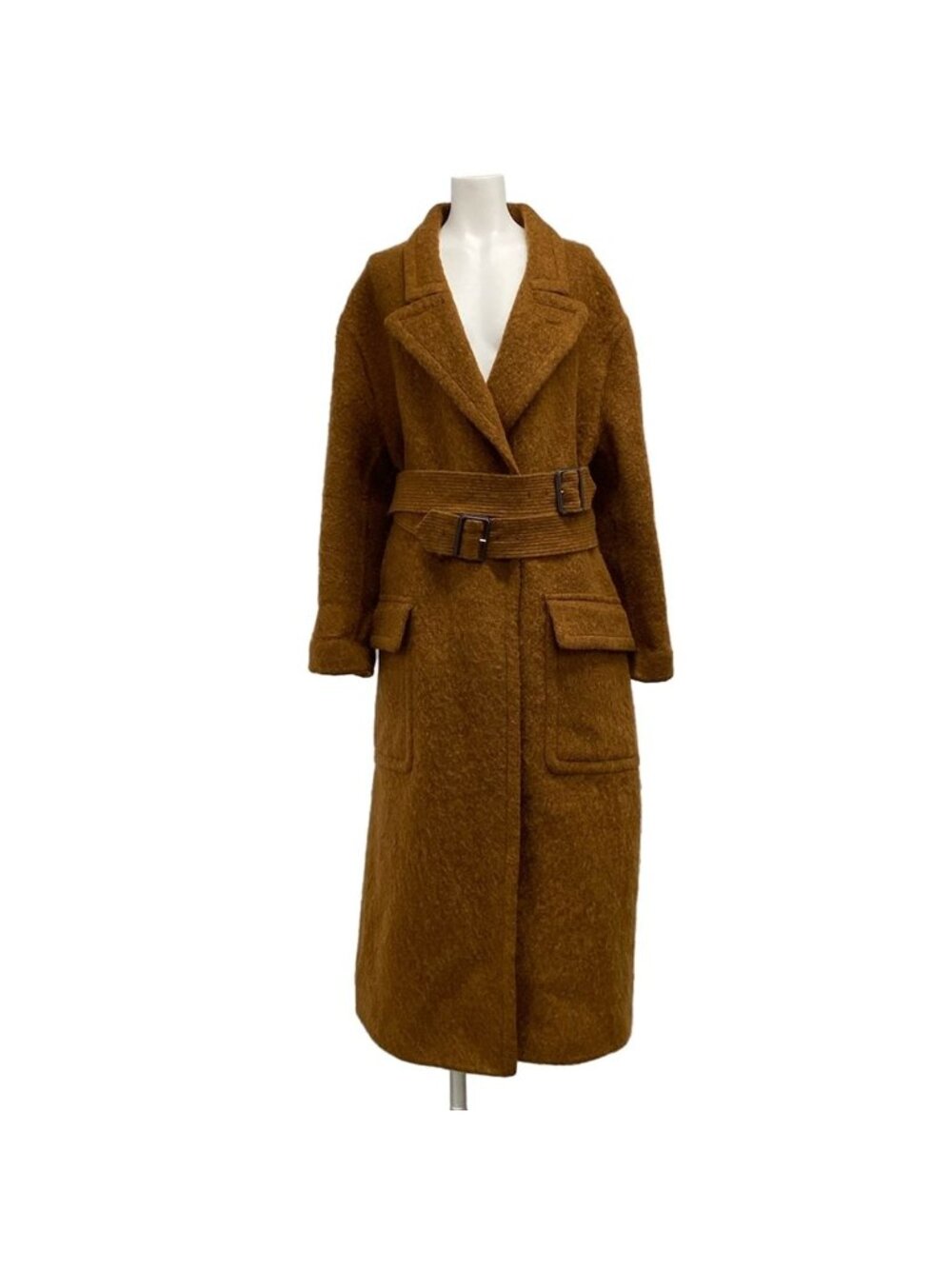 Loewe Coat S Dark Brown Long Sleeve